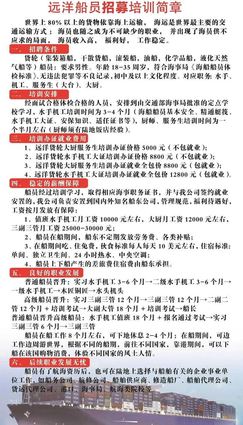 远洋船员招聘:驶向未来的航程
